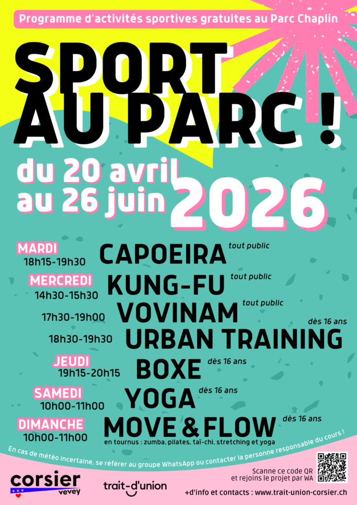 Flyer Sport au parc 2026